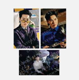 SUHO - GREY SUIT - 4X6 PHOTO SET