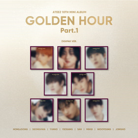 ATEEZ - GOLDEN HOUR: PART. 1 (10TH MINI ALBUM) DIGIPACK VER.