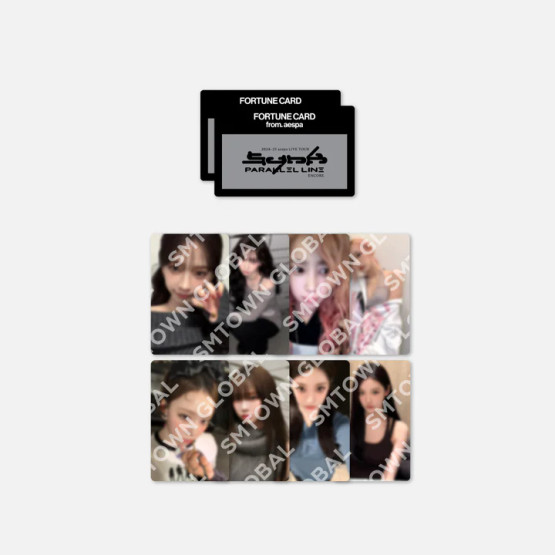 AESPA - SYNK : PARALLEL LINE ENCORE - FORTUNE SCRATCH CARD SET