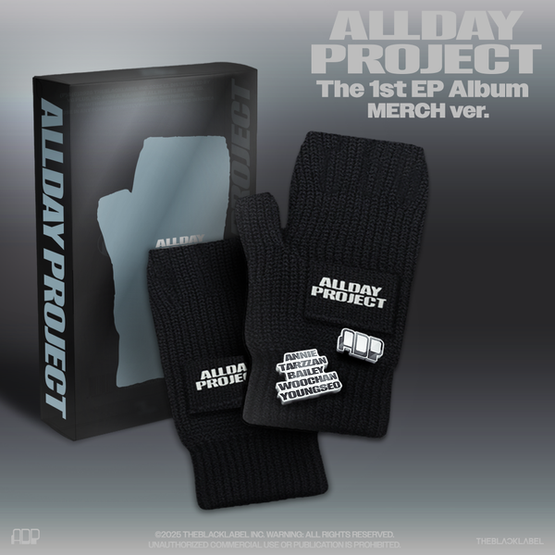 ALLDAY PROJECT - ALLDAY PROJECT (1ST EP ALBUM) MERCH VER. (FINGERLESS GLOVES)