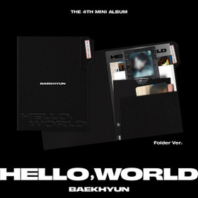 BAEKHYUN (EXO) - HELLO, WORLD (4TH MINI ALBUM) FOLDER VER.