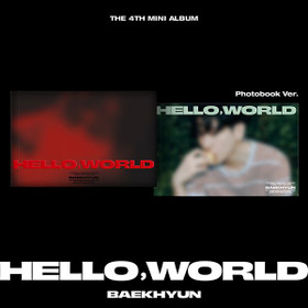 BAEKHYUN (EXO) - HELLO, WORLD (4TH MINI ALBUM) PHOTOBOOK VER.