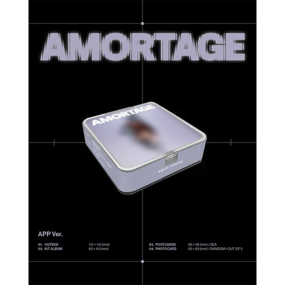 JISOO (BLACKPINK) - AMORTAGE (1ST MINI ALBUM) APP VER.