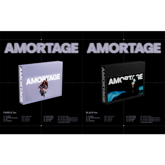 JISOO (BLACKPINK) - AMORTAGE (1ST MINI ALBUM) EXCLUSIVE EDITION