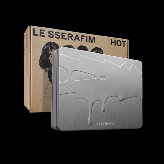 LE SSERAFIM - HOT (5TH MINI ALBUM) TIN CASE VER.