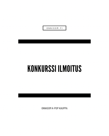 Konkurssi ilmoitus - FIN/ENG