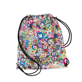 NEWJEANS - SUPERNATURAL (JAPAN 1ST SINGLE ALBUM) NJ X MURAKAMI DRAWSTRING BAG VER.