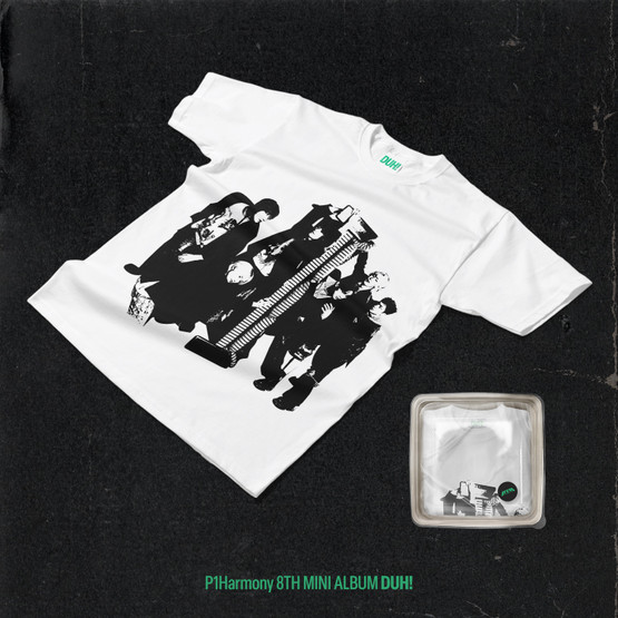 [HELLO82] P1HARMONY - DUH! (8TH MINI ALBUM) PLAIN WHITE T VER.
