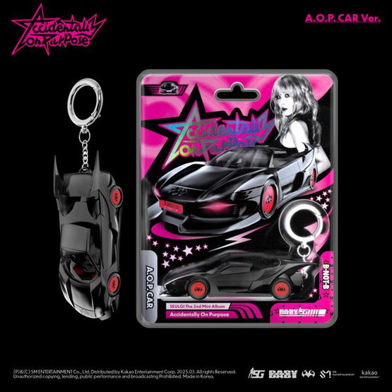 SEULGI (RED VELVET) - ACCIDENTALLY ON PURPOSE (2ND MINI ALBUM) A.O.P. CAR VER. (LIMITED EDITION)