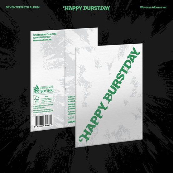 SEVENTEEN - HAPPY BURSTDAY (5TH ALBUM) WEVERSE ALBUMS VER.