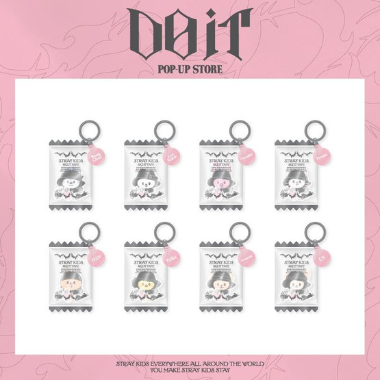 STRAY KIDS - 'DO IT' POP-UP - SKZOO SHAKER KEYRING