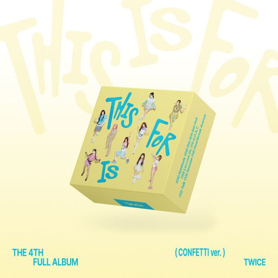 TWICE - THIS IS FOR (4TH ALBUM) CONFETTI VER.