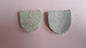 Haljasnahkapalat koroille 25x25 mm