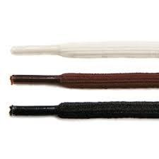 Kengännauhat,  Musta, pyöreä 3 mm  75 cm