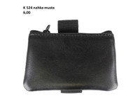  K524 Rannekukkaro Musta nahka