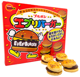 Every Burger - minihampurilaisen muotoiset suklaakeksit