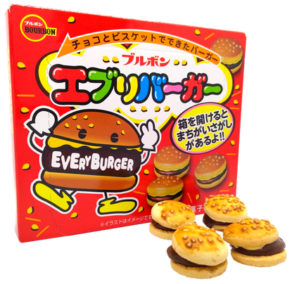 Every Burger - minihampurilaisen muotoiset suklaakeksit