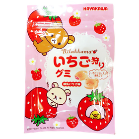 Rilakkuma Ichigo Gari - Mansikka gummy