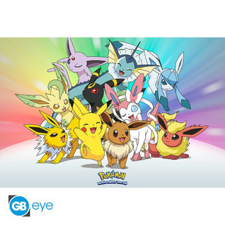 Pokémon - Eeveelution & Pikachu - juliste
