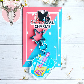 Niramuchu Feat Manga Cafe® Bubble tea Avaimenperä