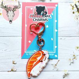 Niramuchu Feat Manga Cafe® Happy Sushi Sake Avaimenperä