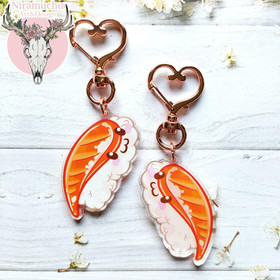 Niramuchu Feat Manga Cafe® Happy Sushi Sake Avaimenperä