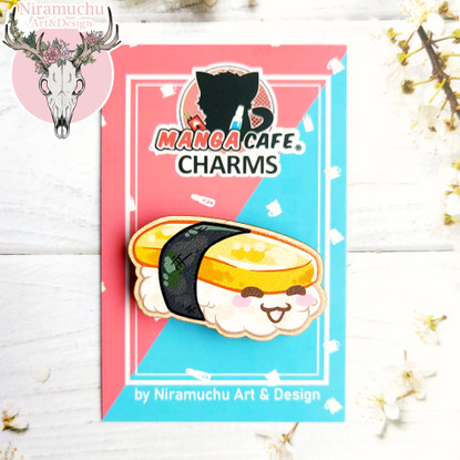 Niramuchu Feat Manga Cafe® Happy Sushi Tamago Magneetti