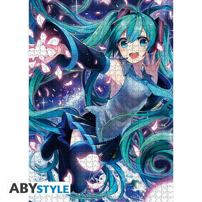 Hatsune Miku - Terälehdet - palapeli