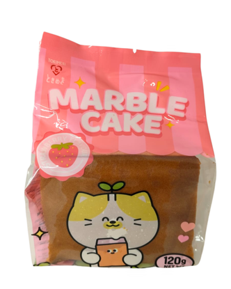 Marble Cake Strawberry - marmorikakku
