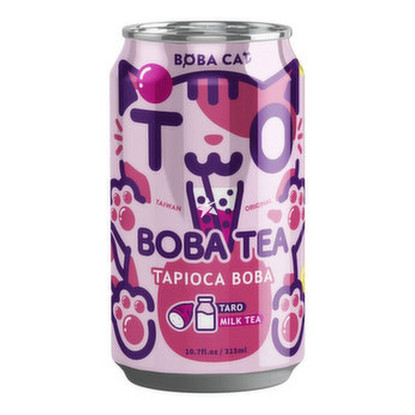 Boba Cat Tapioka Boba - Taro Milk Tea Kuplatee