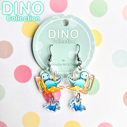 Niramuchu - Dino Origami Brontosaurus - Korvakorut