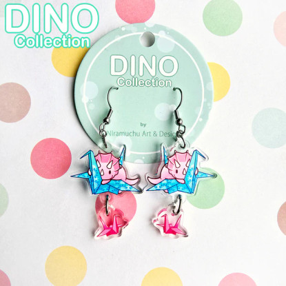 Niramuchu - Dino Origami Triceratops - Korvakorut