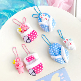 Kenji - Duo Bunny Nest - avaimenperä