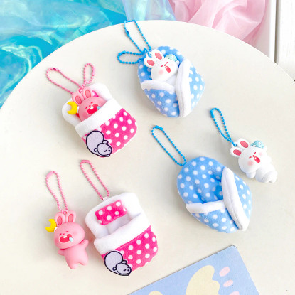 Kenji - Duo Bunny Nest - avaimenperä