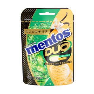 Mentos Duo Melon Soda ja Vaniljajäätelö