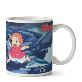 Ponyo rantakalliolla - Aallot - muki