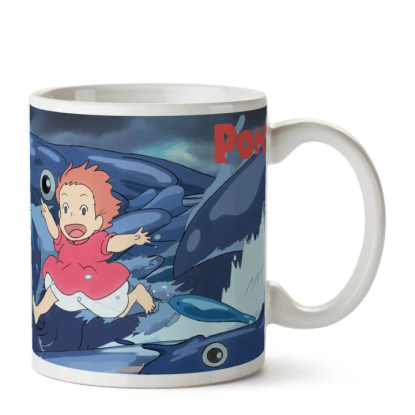 Ponyo rantakalliolla - Aallot - muki