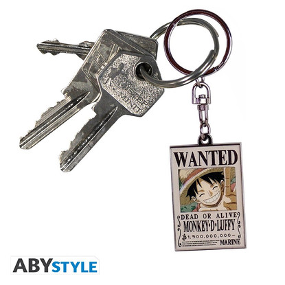 One Piece - Wanted Luffy - avaimenperä