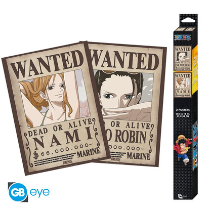 One Piece - Nami & Robin - julistesetti