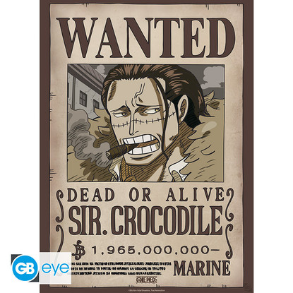 One Piece - Wanted Mihawk & Crocodile - julistesetti 