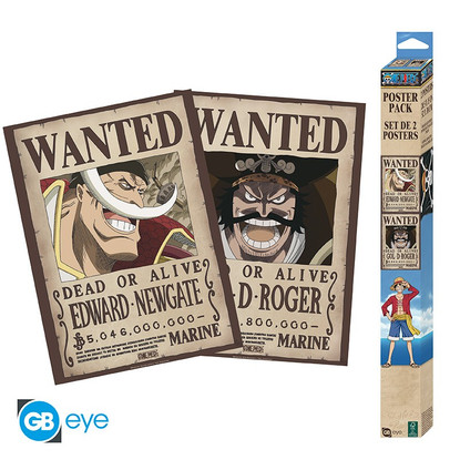 One Piece - Roger & Whitebeard - julistesetti