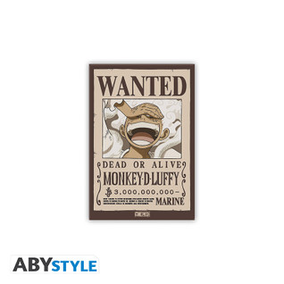One Piece - Wanted Luffy - magneetti