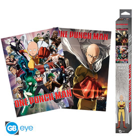 One Punch Man - Saitama & Genos - julistesetti 