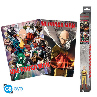 One Punch Man - Saitama & Genos - julistesetti 