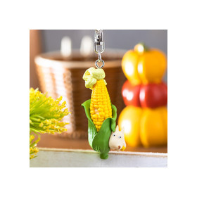 Naapurini Totoro - Totoro & Susuwatari maissintähkässä - avaimenperä