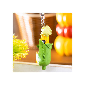 Naapurini Totoro - Totoro & Susuwatari maissintähkässä - avaimenperä