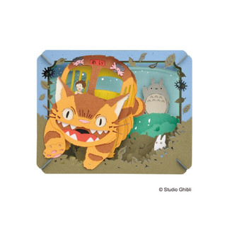 Naapurini Totoro - Kissabussi ja Satsuki - paperiteatteri