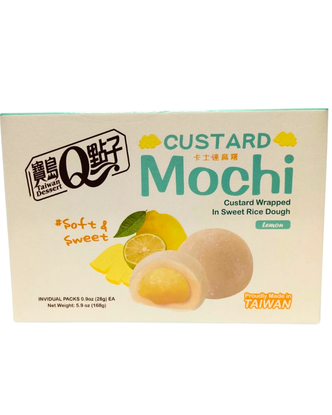 Lemon Custard Mochi valkosuklaalla