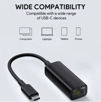 USB-C - Ethernet sovitin