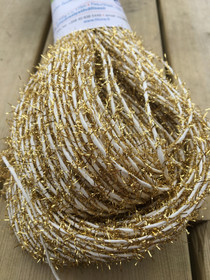 Glitter fluffy paperyarn 0,8 Gold
